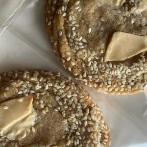 White Chocolate Sesame Cookie